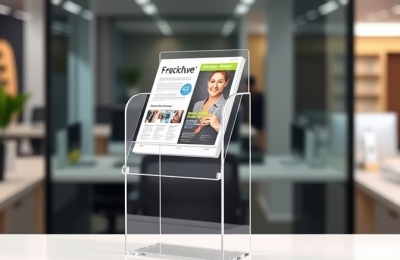 Kệ Mica Để Tờ Rơi 