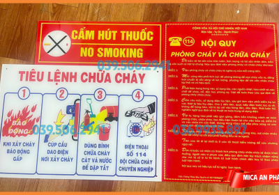 Bộ tiêu lệnh PCCC Fomex - Mica